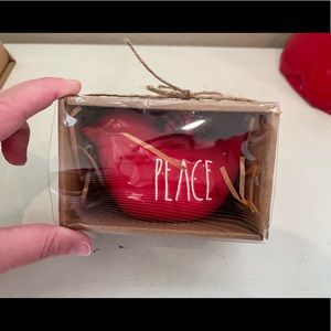 Rae Dunn Peace ornament